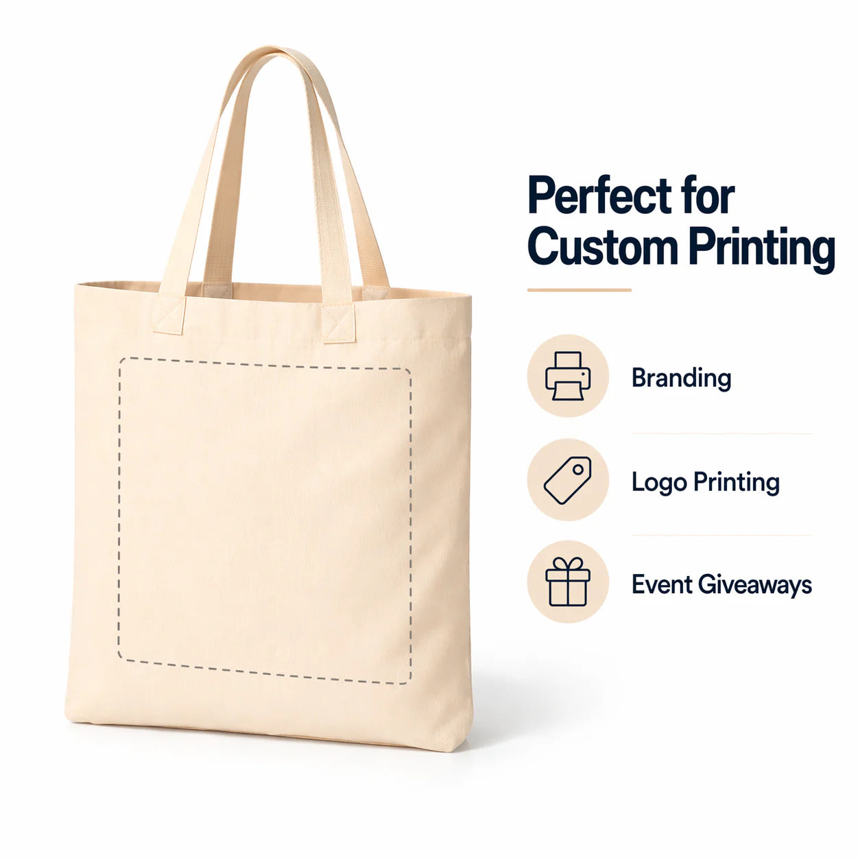 150 GSM Cotton Tote Bag | Pack of 6 & 12 | Blank & Printed | Tote Wala