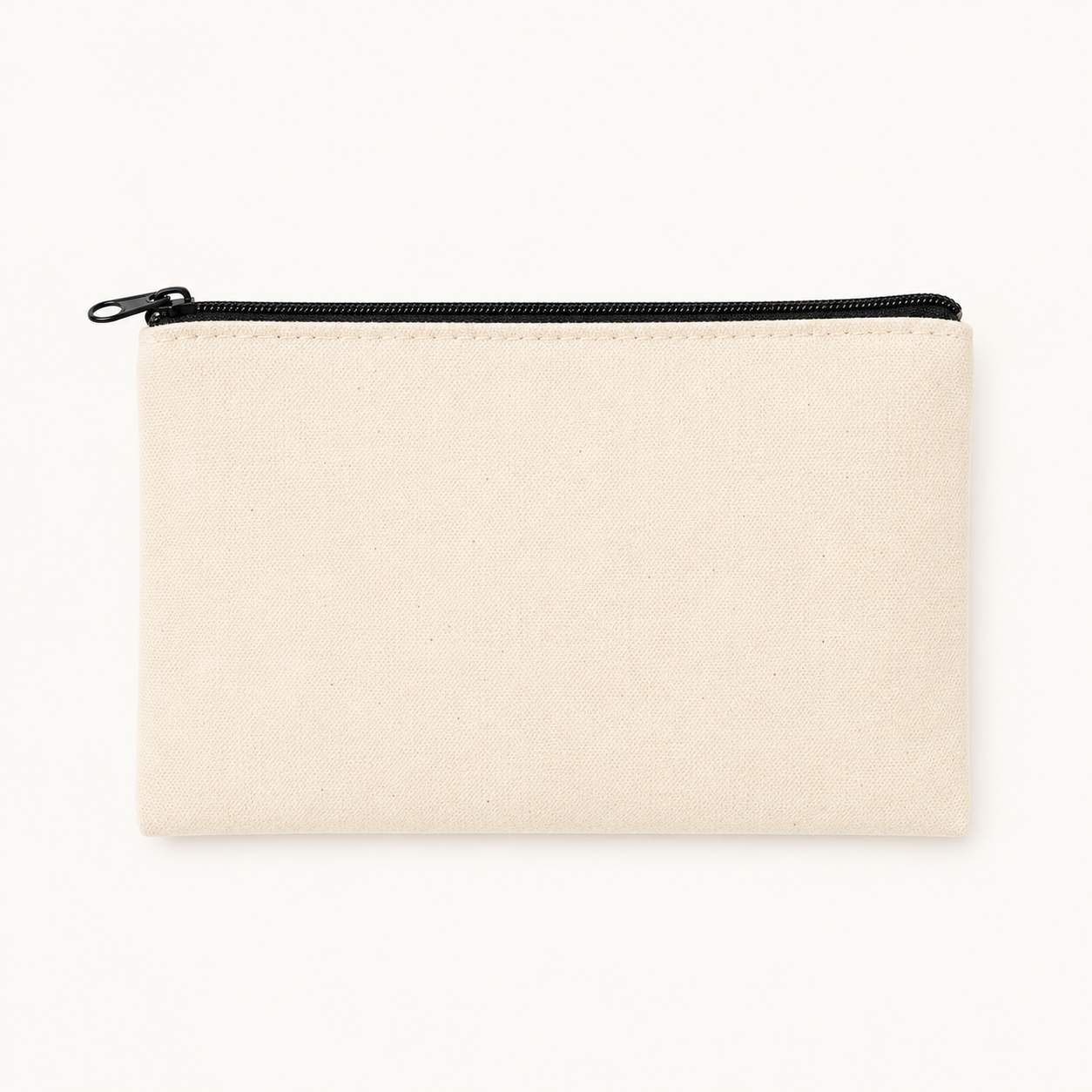 330 GSM Canvas Zipper Pouch 9×5 Inch | Bulk Custom Print | Tote Wala