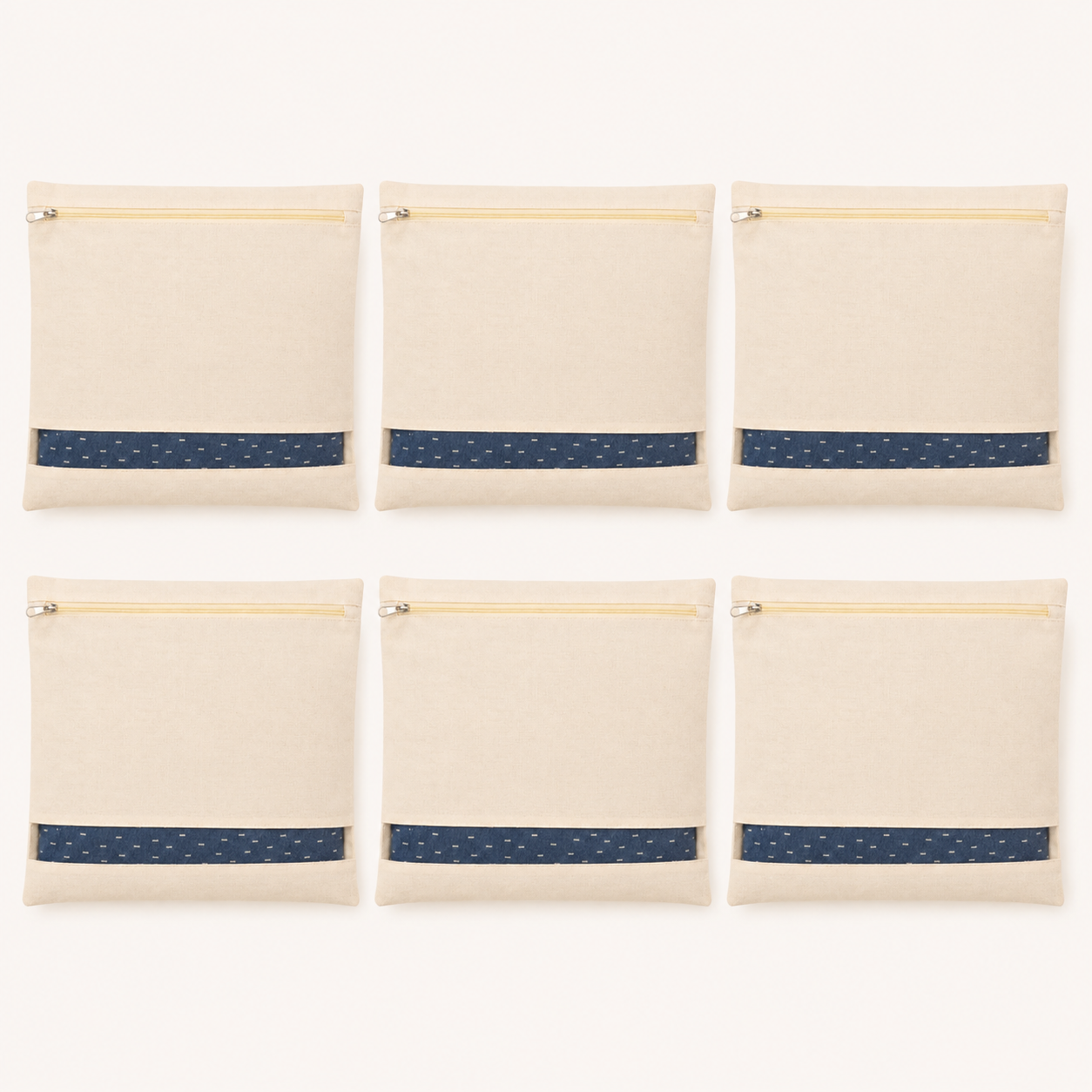 Cotton Saree Cover with Zipper | Set of 6 & 12 | Tote Wala