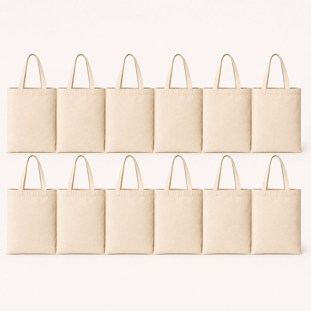 150 GSM Cotton Tote Bag | Pack of 6 & 12 | Blank & Printed | Tote Wala