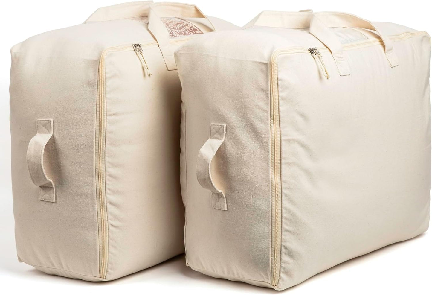 Large Heavy Duty Storage Bag with Clear Window, Zipper & Handles – 25 x 19 x 9 Inches